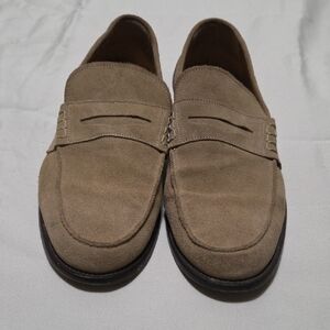 Elegant Men's Brown Suede Loafers